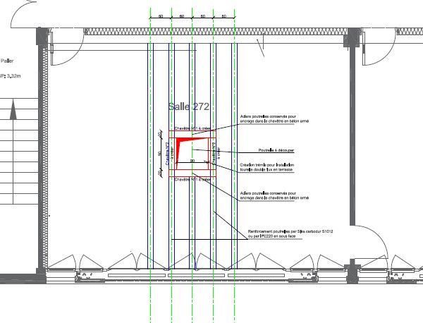 Trémie avant renforcement structurel
